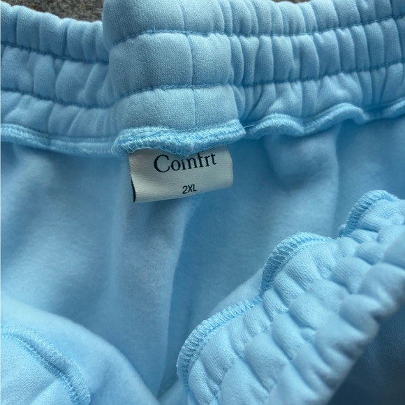 Comfort Minimalist Sweatpants. Light blue. 2XL - Picture 10 of 10